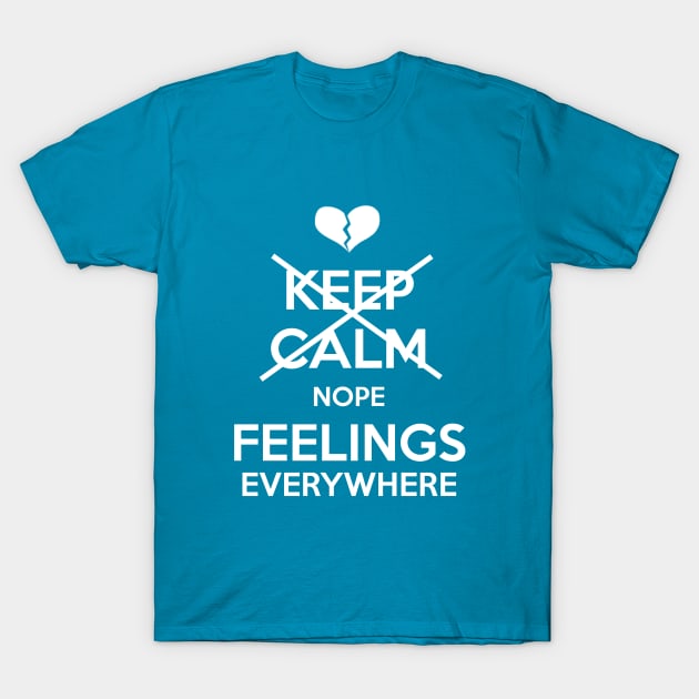 feeeeeeliiiings T-Shirt by mistyautumn